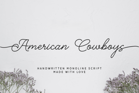 American Cowboys: The Handwritten Font for Authentic Brand Identity