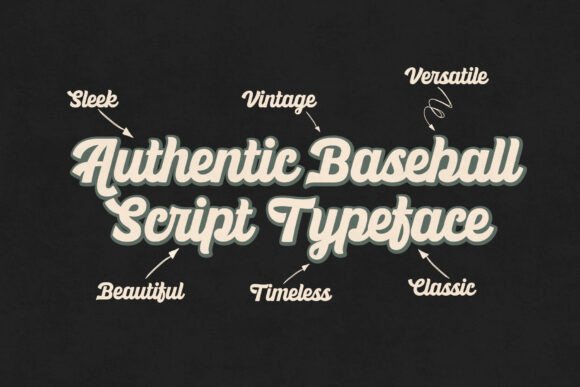 Ballpark Beauty: The Script Font for Authentic Small Business Branding