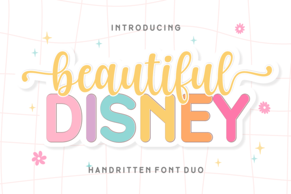 Beautiful Disney Duo: The Premium Typeface for Scroll-Stopping Visuals