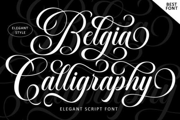 Belgia Calligraphy: A Designer’s Take on Elegant Script Typography