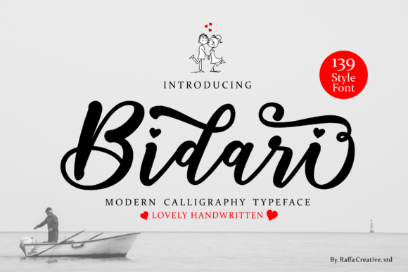 Bidari Script: The Romantic Typeface for Scroll-Stopping Campaigns