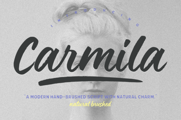Carmila Brush: The Typeface That Elevates Campaign Visuals