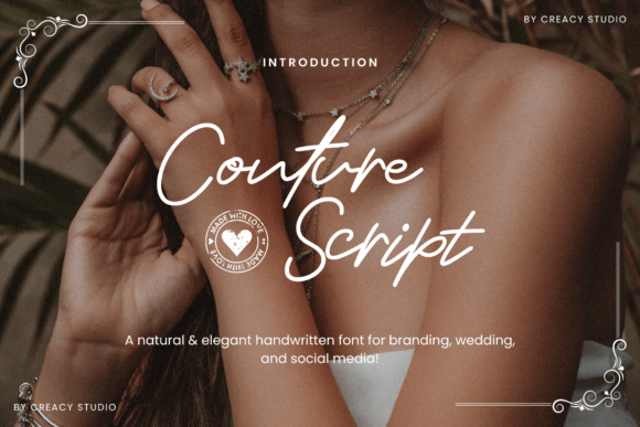 Couture Script: The Font That Elevates Your Brand Identity