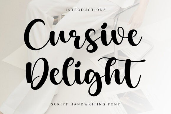 Cursive Delight: The Perfect Script Font for Handmade Branding