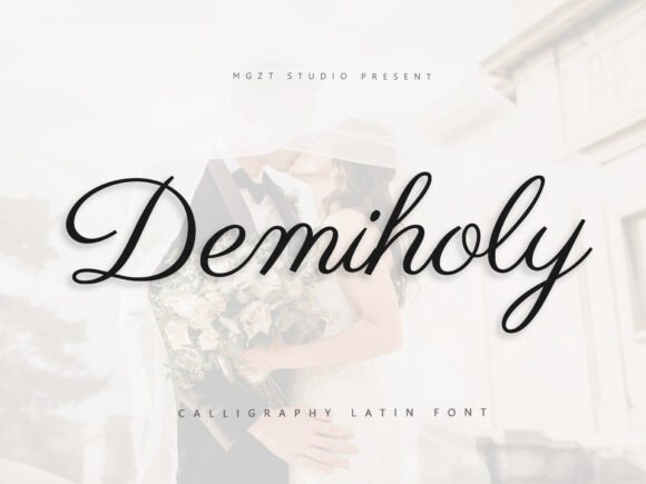 Demiholy Script: A Graceful Typeface for Elegant Brand Identities