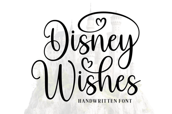 Disney Wishes: A Whimsical Script Font for Editorial Design