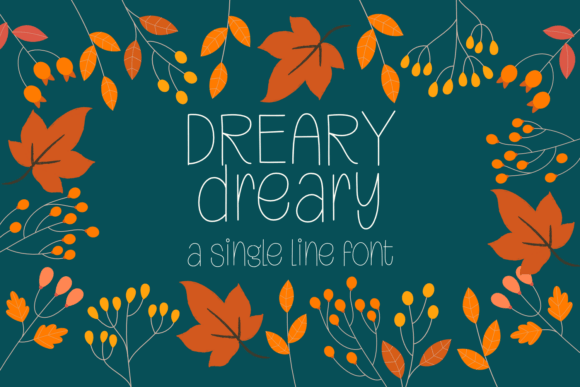Dreary Typeface: Whimsical Script for Handmade Brands