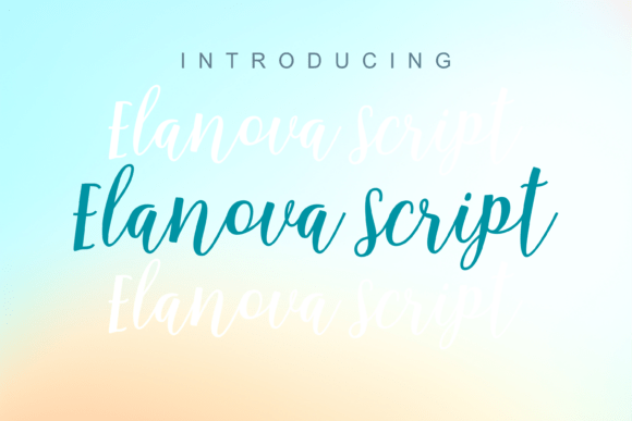 Elanova Script: A Modern Handwritten Typeface for Polished Branding