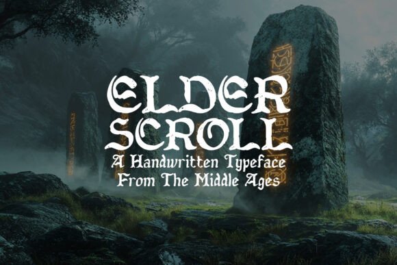 Elderscroll Typeface Review: Medieval Elegance for Editorial Design