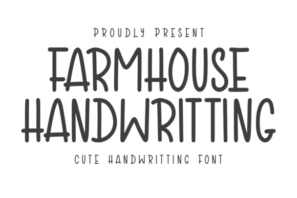 Farmhouse Handwriting: The Perfect Typeface for Cozy Crafts