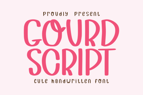 Gourd Script: The Playful Typeface for Handmade Branding