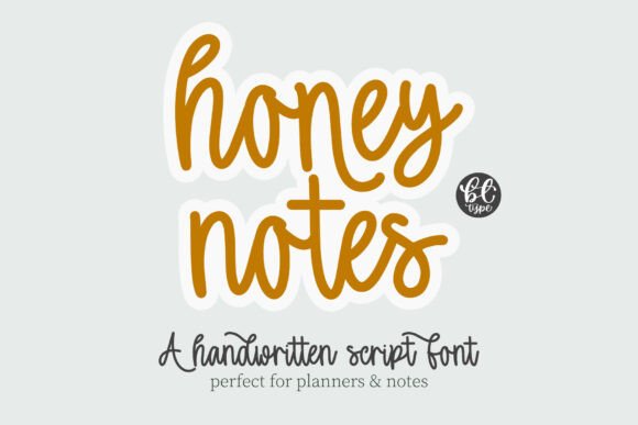 Honey Notes: The Handwritten Typeface for Cozy, Scroll-Stopping Brand Content