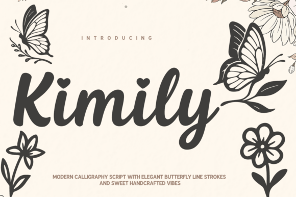 Kimily: The Elegant Script Font for Handmade Labels and Printables