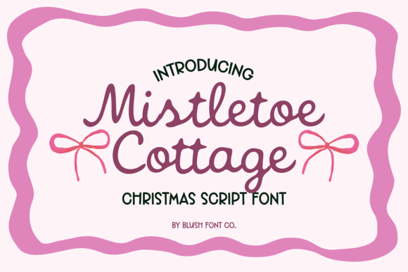 Mistletoe Cottage: The Vintage Typeface for Festive Brand Identity