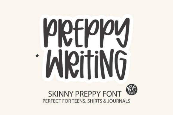 Preppy Writing: The Quirky Script Font for Scroll-Stopping Social Media Graphics