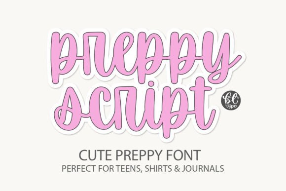 Preppyscript: A Playful Script Font for Modern Web Design