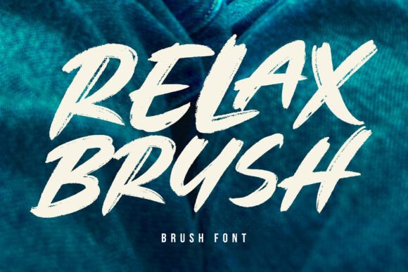 Relax Brush: A Bold Script Font for Authentic Brand Identity