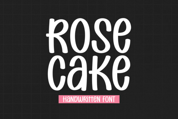 Rose Cake: A Modern Handwritten Typeface for Editorial Design