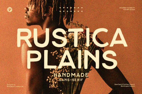 Rustica Plains: A Handcrafted Sans-Serif for Modern Brand Identity