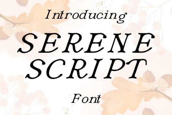 Serene Script: The Elegant Typeface for Scroll-Stopping Social Graphics
