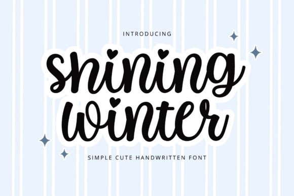 Shining Winter Typeface: Elevate Your Brand Identity