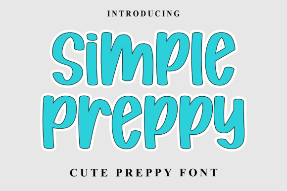Simple Preppy: Elevating Web Design with Modern Script Typography