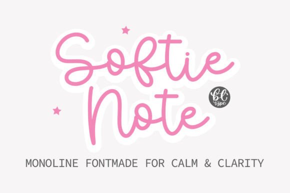 Softie Note Typeface Review: A Sweet Handwritten Font for Brand Identity
