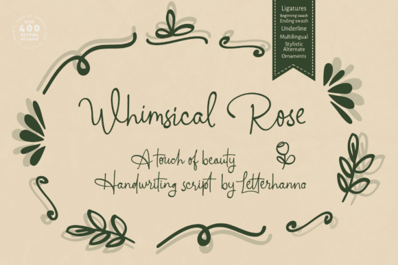Whimsical Rose: The Script Font for Scroll-Stopping Brand Content