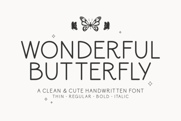 Wonderful Butterfly Font Review