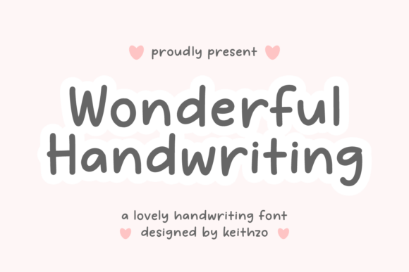 Wonderful Handwriting: A Creative Font for Small Business Branding